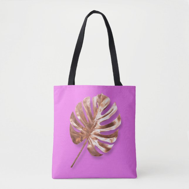 Gold Rose Lilac Tote Bag (Front)