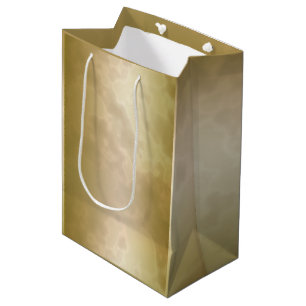 Gold Rose Marble Medium Medium Gift Bag
