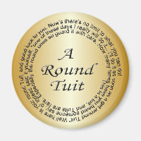 Gold Round Tuit