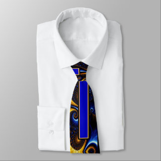 gold royal blue paisley tie