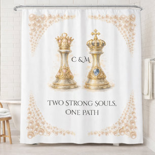 Gold Royal Couple Queen and King Bathroom Decor