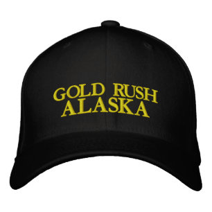 GOLD RUSH, ALASKA EMBROIDERED HAT
