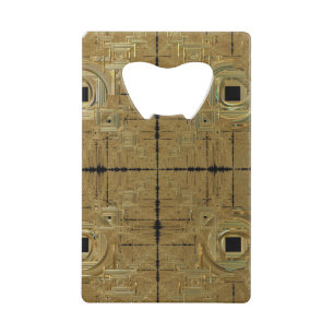 Gold Rush Bottle Opener Credit Card Bottle Opener