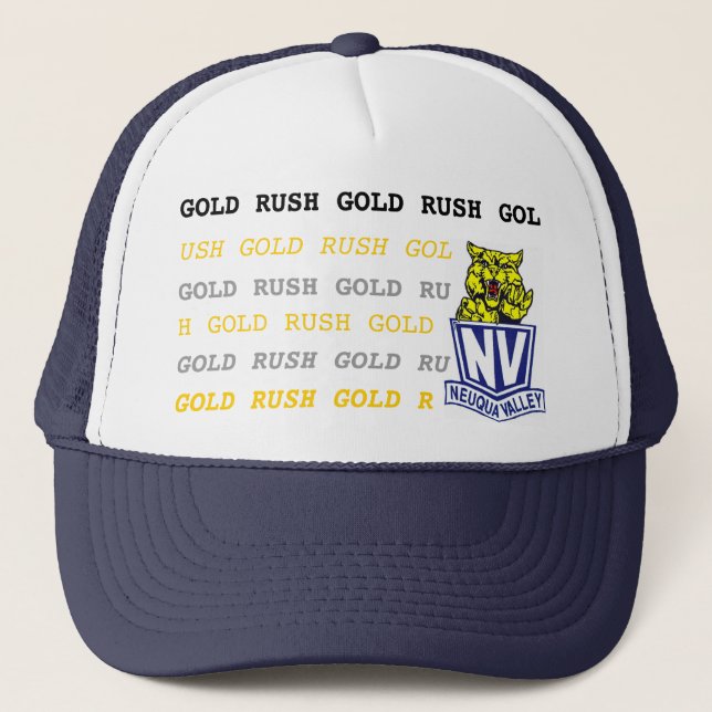 GOLD RUSH (FIXED) TRUCKER HAT (Front)