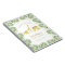 Gold Safari Animals Baby Shower Guest Book