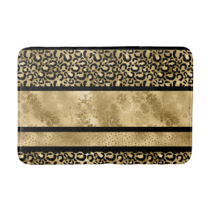 Gold Safari Bath Mat