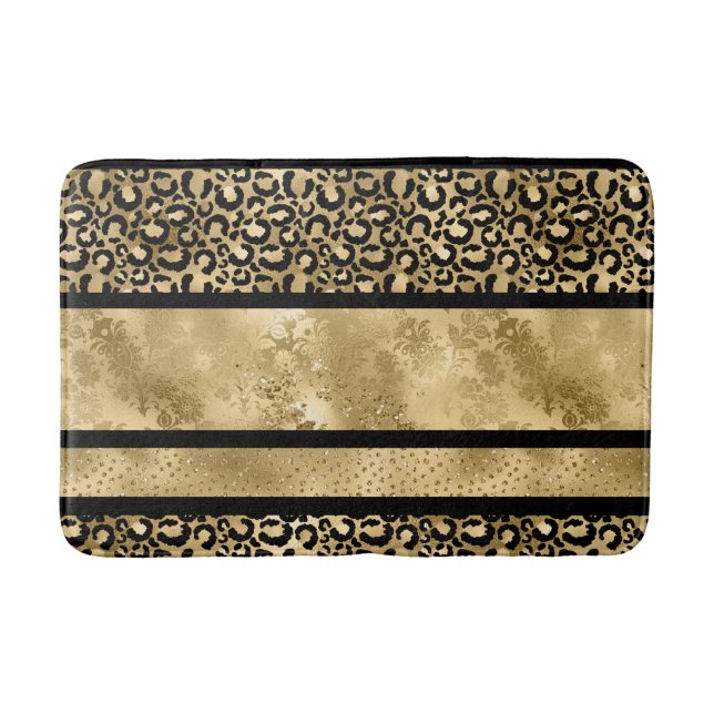 Gold Safari Bath Mat (Front)
