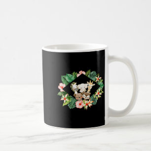 Gold Safari Friends Watercolor Floral Greenery Bab Coffee Mug