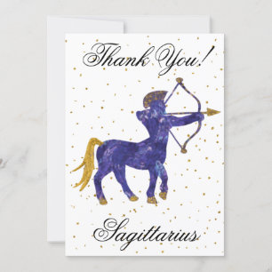 Gold Sagittarius 1er anniversaire Big Photo Merci