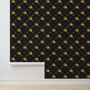 Gold Sail Ship Wallpaper