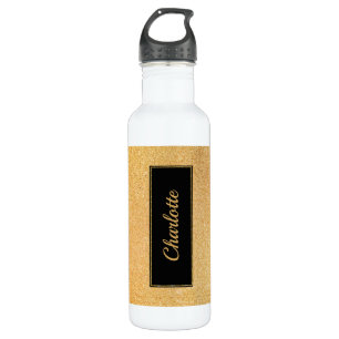 Gold Sandy Glitter 710 Ml Water Bottle