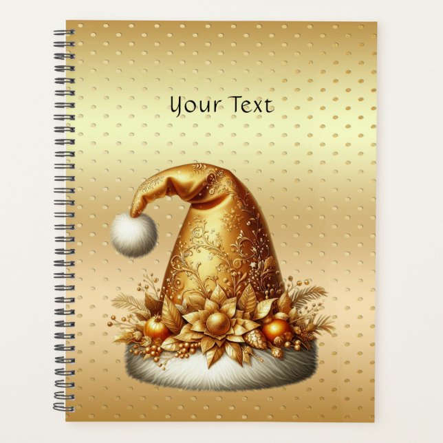 Gold Santa Hat Holiday (Devant)