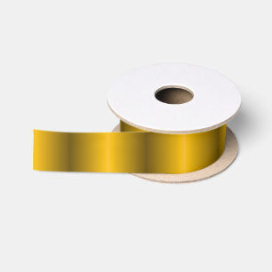 Gold satin ribbon