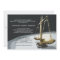 Gold Scale of Justice, Law School Graduation Invit