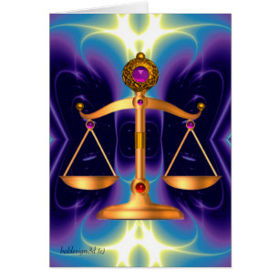 GOLD SCALES OF LAW WITH GEM STONES ,Justice Symbol
