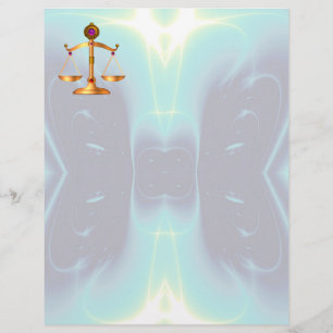 GOLD SCALES OF LAW WITH GEM STONES ,Justice Symbol