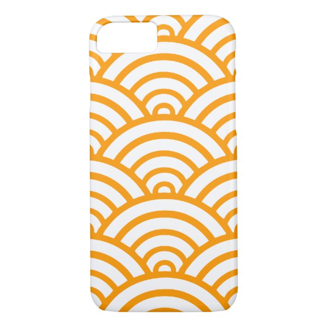 Gold Scallop Pattern Case-Mate iPhone Case (Back)