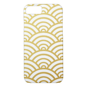 Gold Scallop Pattern iPhone 7 Case