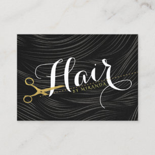Gold Scissors Hair Salon Hairstylist Appointment