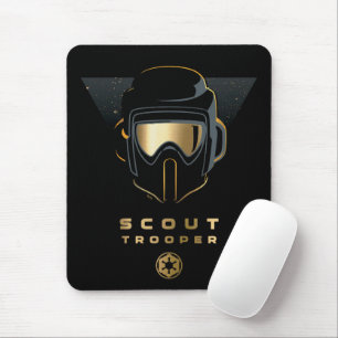 Gold Scout Trooper Mouse Pad