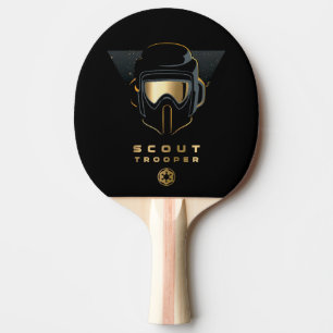Gold Scout Trooper Ping Pong Paddle