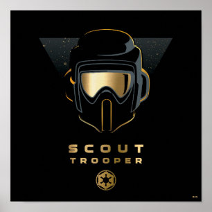 Gold Scout Trooper Poster