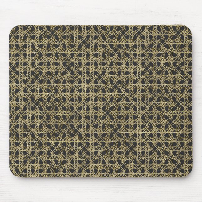 Gold Scratch Golden Modern Glamour Mouse Pad (Front)