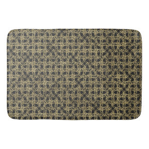 Gold Scratch Golden Modern Glamour Unique Elegant Bath Mat