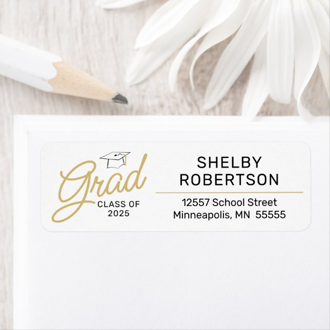 Gold Script Class of 2025 Grad (Insitu)