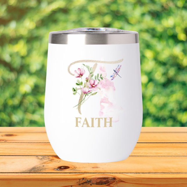 Gold Script Letter F Monogram Personalized Name (Creator Uploaded)