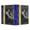 Gold Scroll Photo Blue Graduation Album Binder