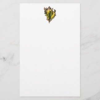 Gold Sea Shell Stationery