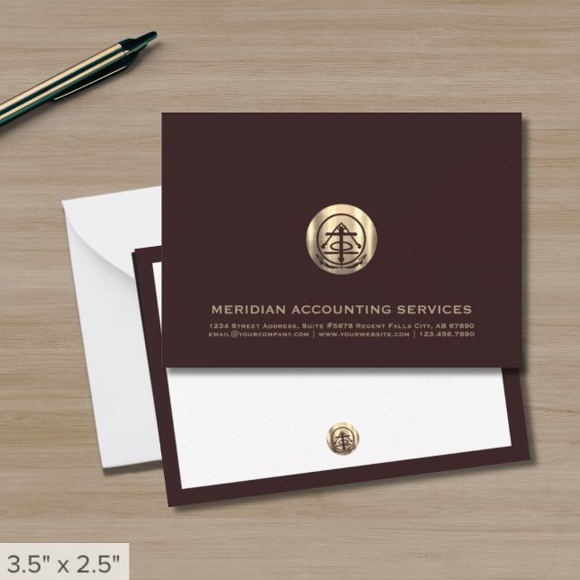 Gold Seal Professional Note Card (Creator Uploaded)