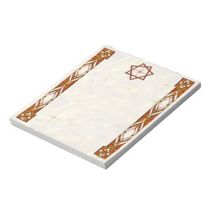 Gold Septagram Notepad