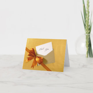 Gold Series - Carte de remerciements