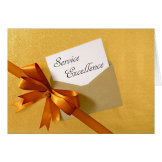 Gold Series - Service Excellence Card