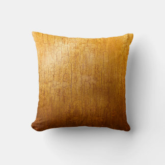 Gold Seriesgold,wallpaper,pattern,rough,abstract,a Throw Pillow