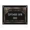 Gold Shaded Gatsby Art Deco Wedding Save the Date