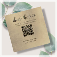 Gold | Share The Love QR Code