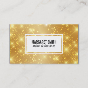 Gold Shimmer Business Card