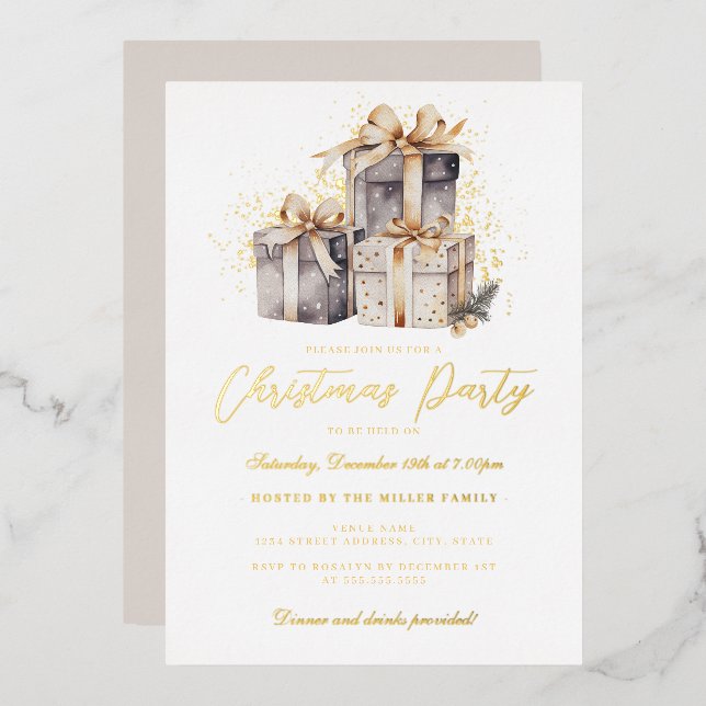 Gold Shimmer Presents Christmas Party       (Front/Back)