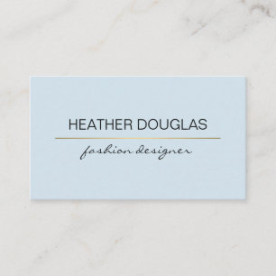 Gold Shine / Blue Business Card