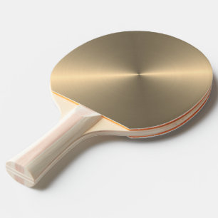 Gold Shine Ping Pong Paddle