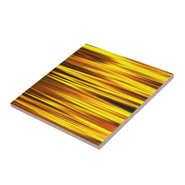 Gold Shiny Glitter Sparkle Ceramic Tile (Side)