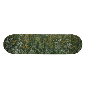 Gold & Silver Bamboo Skateboard