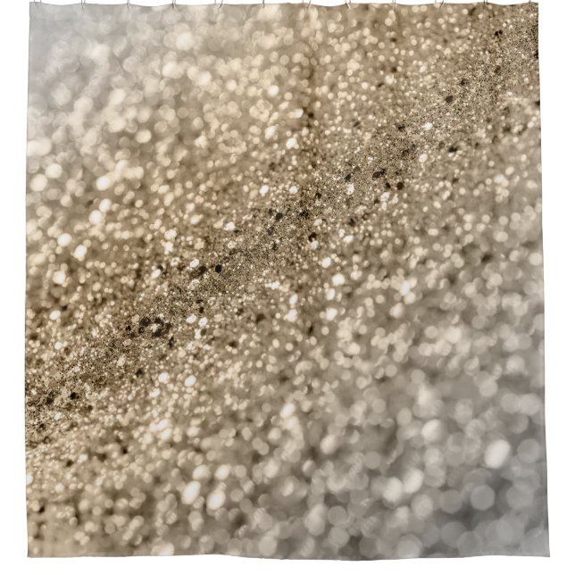 Gold Silver Bokeh Glitter #1 (Faux Glitter) #decor (Front)