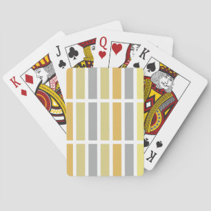 Gold Silver Bronze Metal Hues Playing Cards