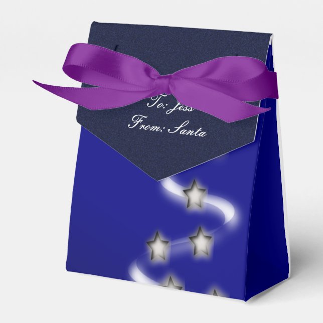 Gold & Silver- Favor Box (Front Side)
