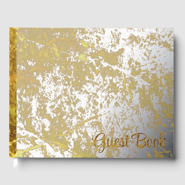 Gold & Silver Guest Book (Front)