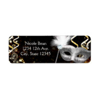 Gold & Silver Masquerade Mask Birthday Party